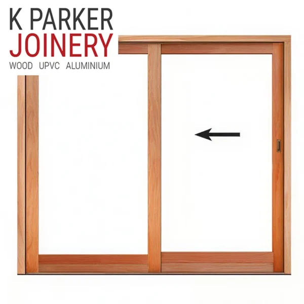 wooden sliding door