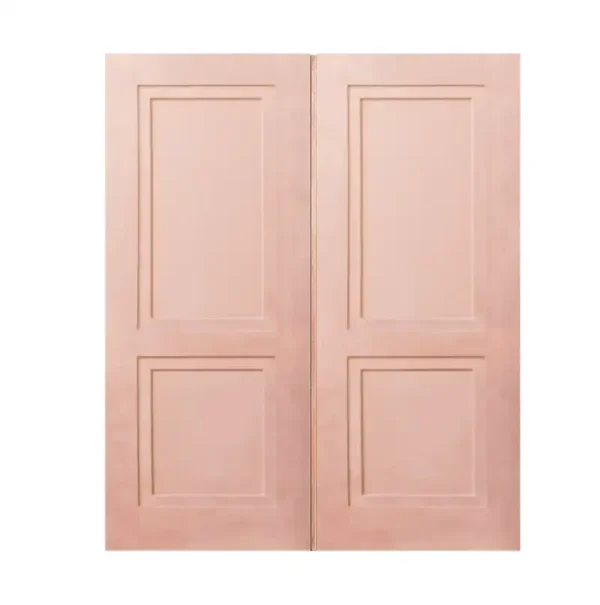 Double Interior Doors Supawood 2 Panel with Classic Moulding Door 140x40 - 1626 x 2332