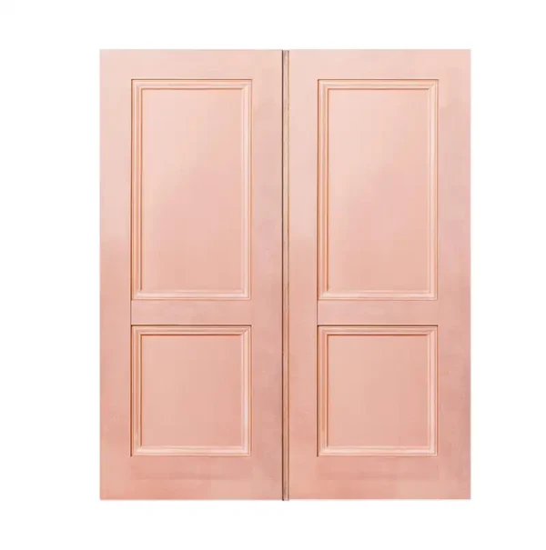 Double Interior Doors Supawood 2 Panel with Crown Moulding Door 140x40 - 1626 x 2332
