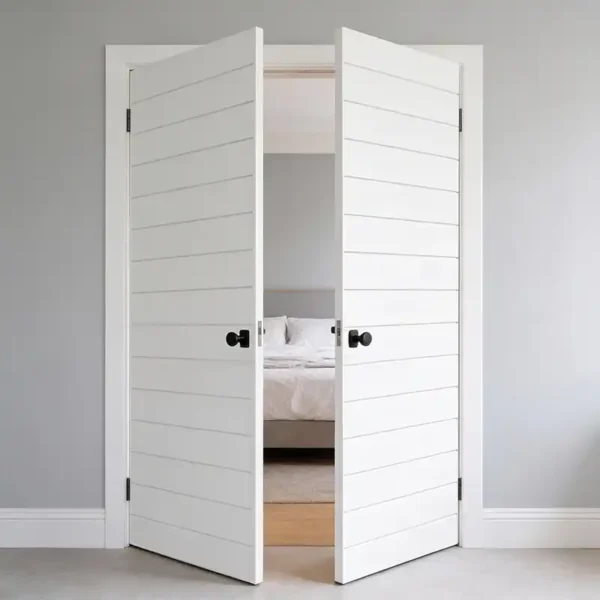 Double Interior Door Supawood Horizontal Slatted (140) Door - 1626 x 2332