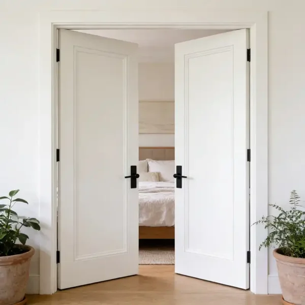 Double Interior Door Supawood One Panel Crown Door 140x40 - 1626 x 2032