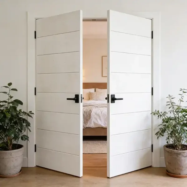 Double Interior Door Supawood Horizontal Slatted (200) Door - 1626 x 2332