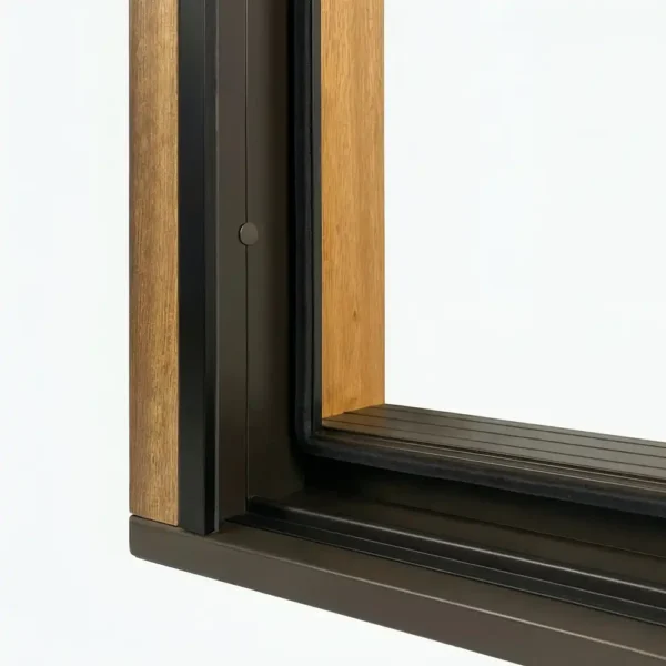 aluminium botto sill in wooden sliding doors from K Parker Joinery
