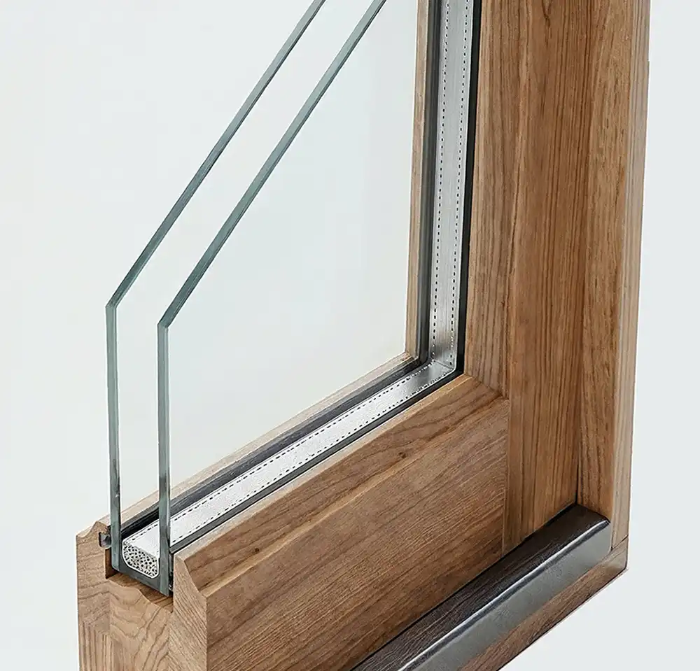 double glazing in wooden sliding doors double glazing in wooden sliding doors manufactured by K Parker Joinery