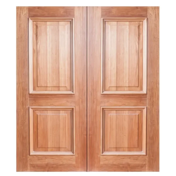 Two Panel Double Wooden Doors HBM