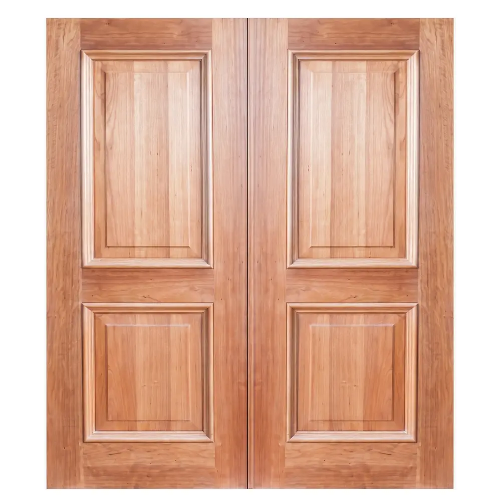 Two Panel Double Wooden Doors HBM