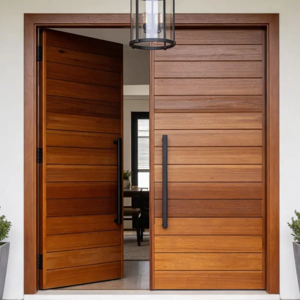 horizontal-slatted-double-wooden-door