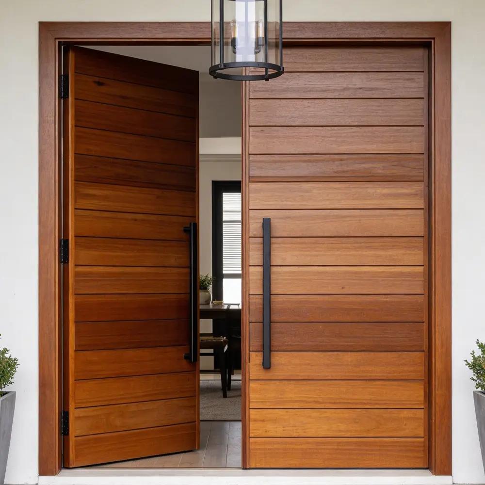 horizontal-slatted-double-wooden-door