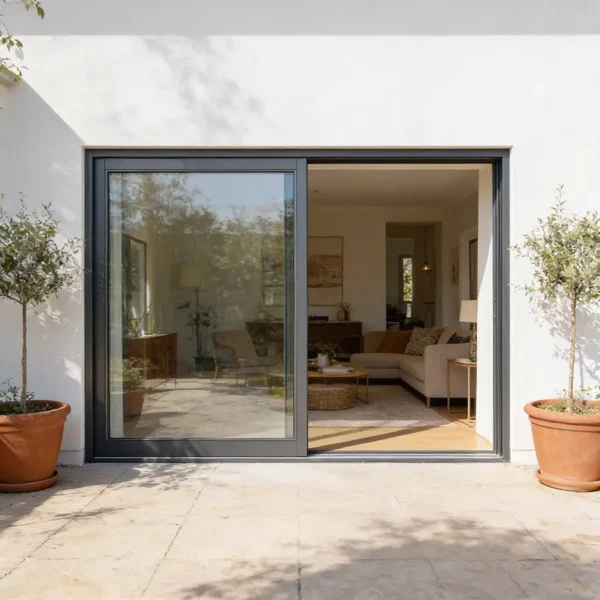3000mm aluminium sliding door with 2 panes