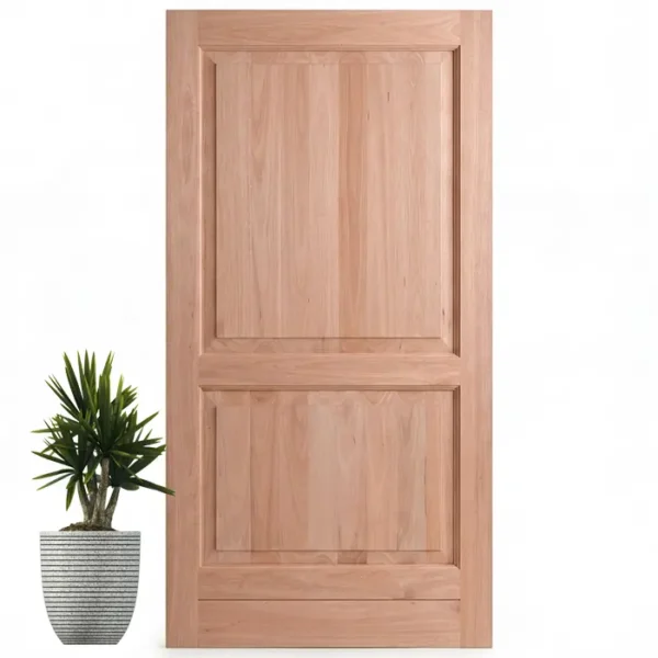 2 panel wooden pivot door