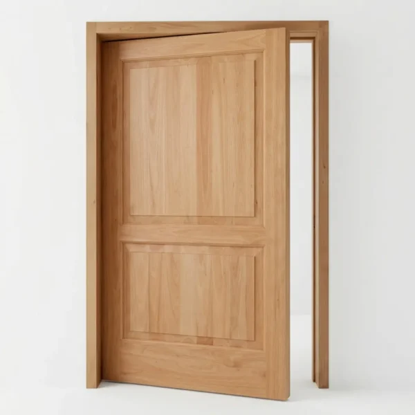 2 panel wooden pivot door