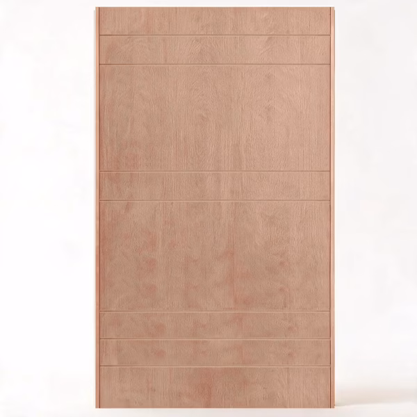 marine ply pivot door with various grooves
