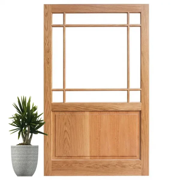 Happy Pivot Door with Glass Inserts – 1200mm