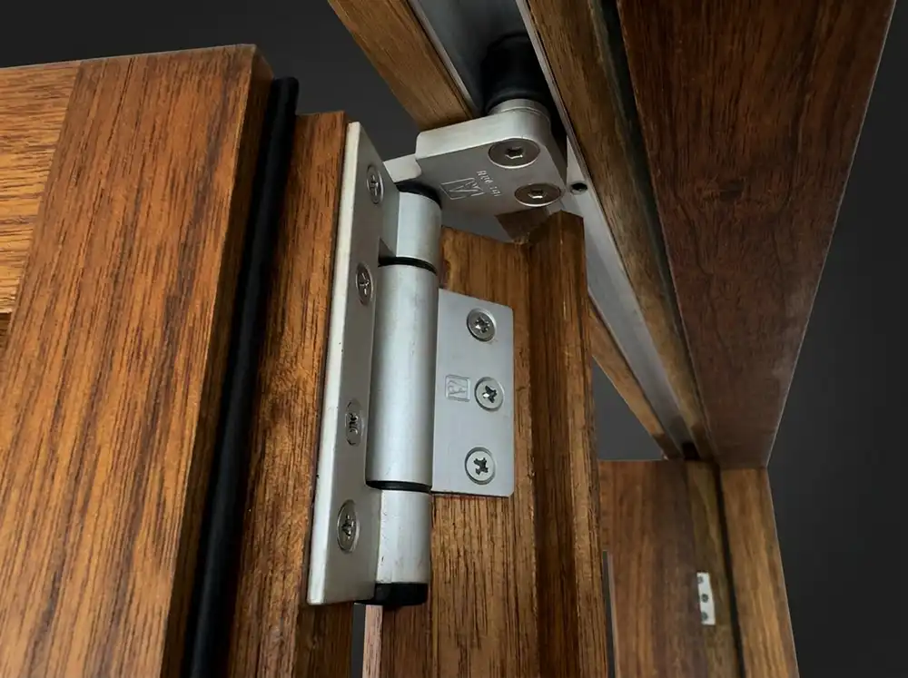 wooden folding door top guide system heavy duty top guide system in k parker joinery's wooden folding doors