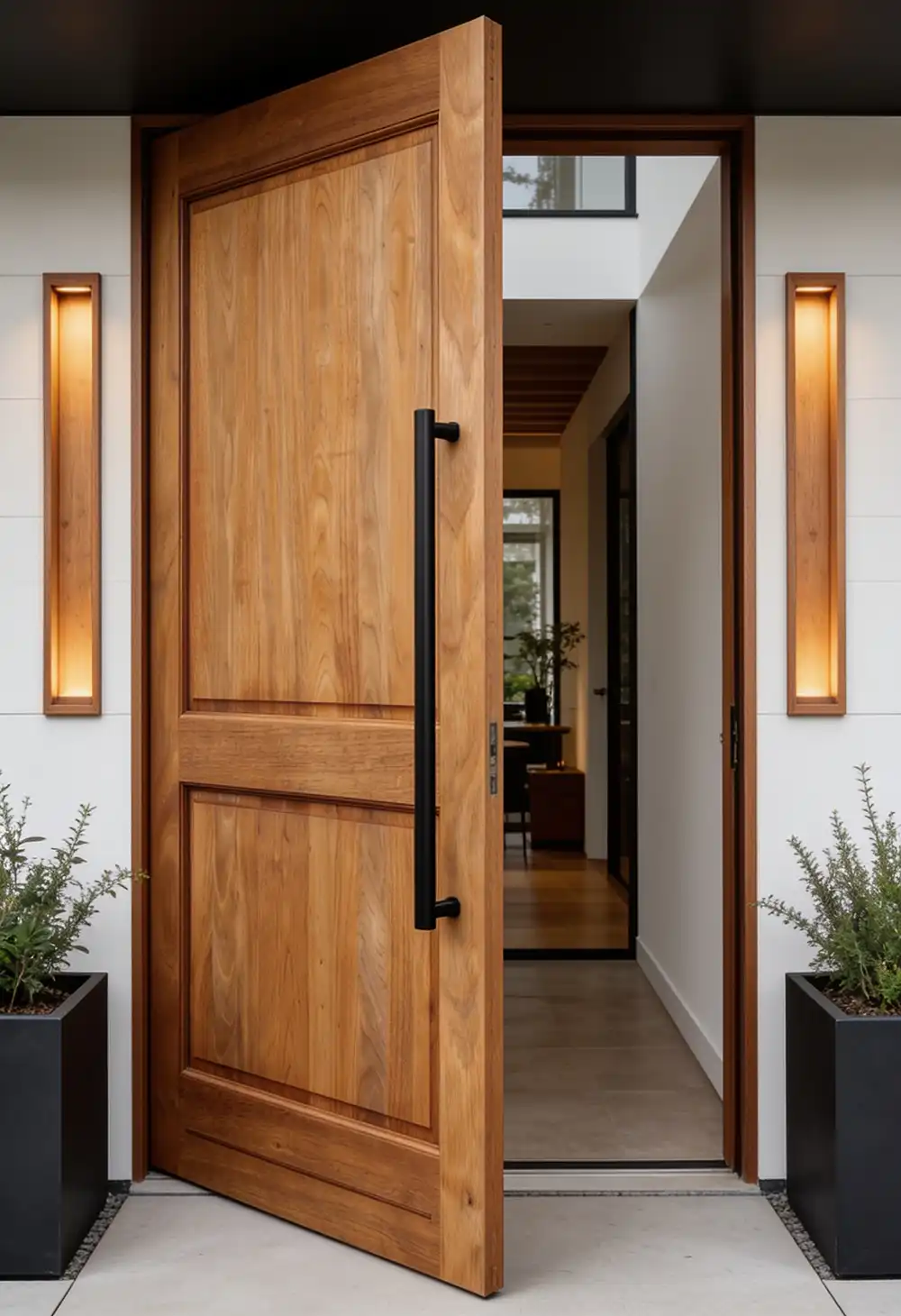 two pane pivot door entrance design two pane wooden pivot door