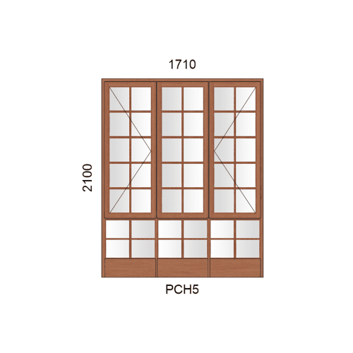 PCH5 | Cottage Pane Side Hung Window PCH5 <br/> 1562 x 2100