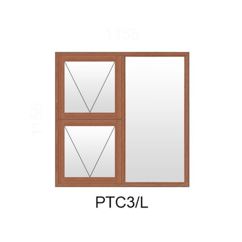 Full Pane Top Hung Window PTC3