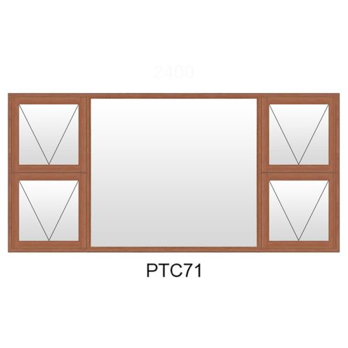 Full Pane Top Hung Window PTC71