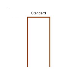 Standard Wooden Door Frame